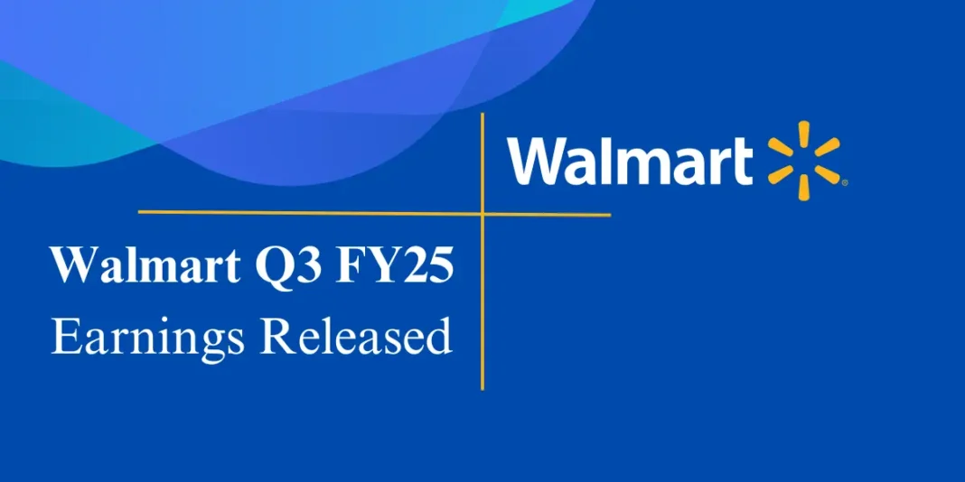 Image about Walmart Q3 FY25 Earnings Released with 169.6B Revenue